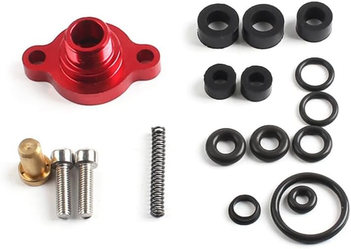 ya 4 8.14 Fuel Relief Pressure Spring Seal Kit for 99-03 for Ford 7.3L Powerstroke Diesel Red 