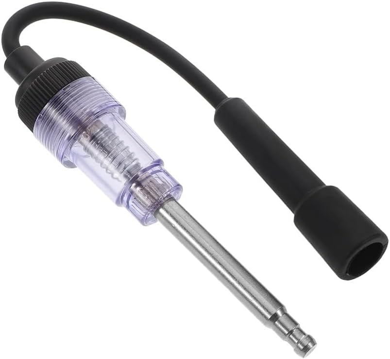 ya 11 9.14 zhengce 1Pc Inline Spark Plug Engine Ignition Tester Two Holes Diagnostic Detector