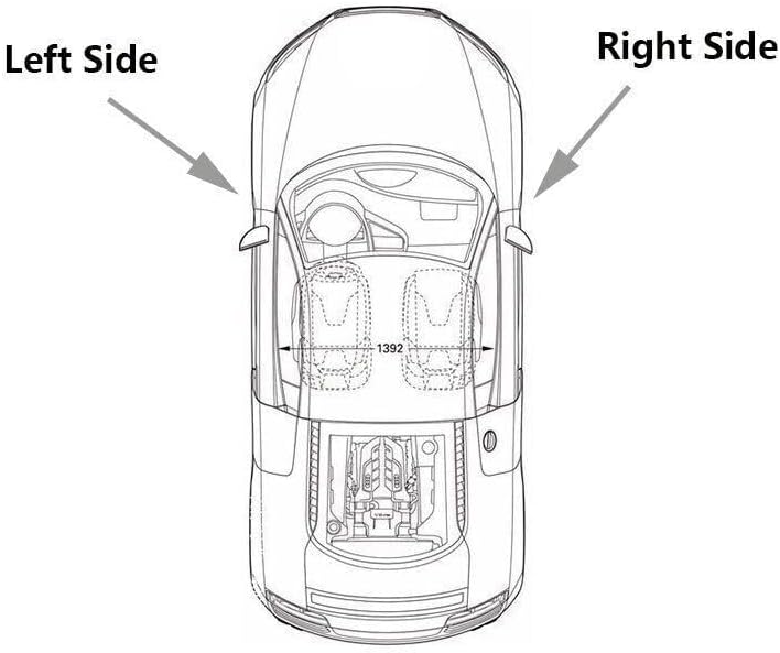 ya 2 8.15 for VW for Golf MK7 2015-20 Front Left Right Driver Passenger Door Handle Cover Cap