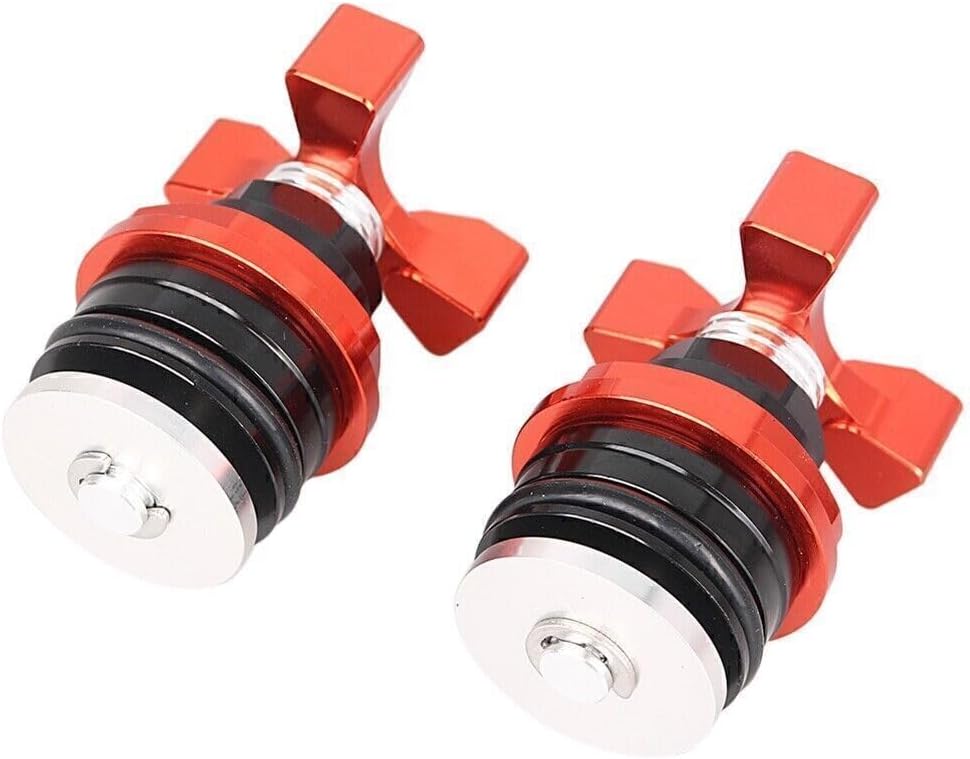 ya 6 8.14 for Kawasaki 250Orange& Black 37mm Aluminum Front Fork Cap