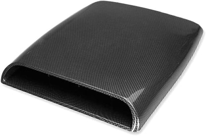 ya 4 8.14 Universal Carbon Car SUV Decorative Air Flow Intake Scoop Bonnet Vent Cover Hood