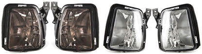 ya 4 8.8 Front Fog Light Lamps LH+RH for Dodge RAM 1500 2013-2017 2016 2015 Clear/Black