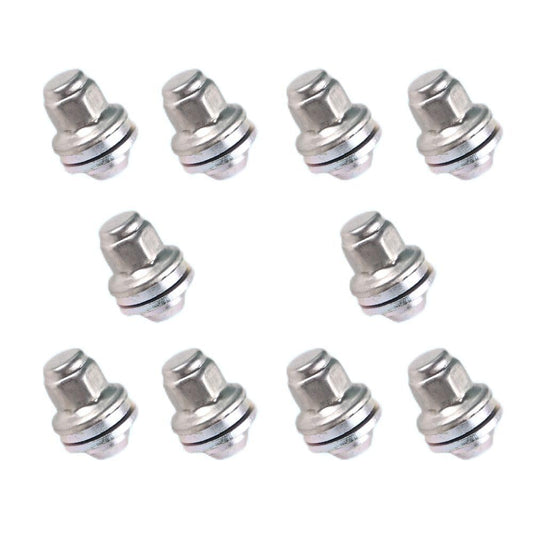 ya 5 8.10 10Pcs Wheel Bolt Nut Set 2C35294010 Fits for Jaguar S-Type X-Type XJ8 XJR for XF