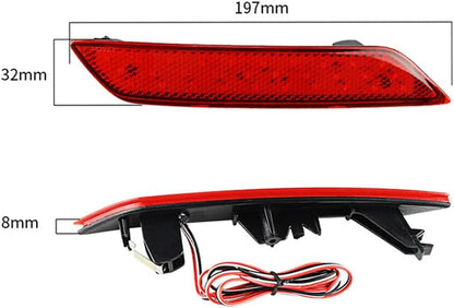 ya 13 9.15 baidi Parking Lamp Rear Bumper Reflector Brake Light For for Honda for Civic Sedan 2013-2015