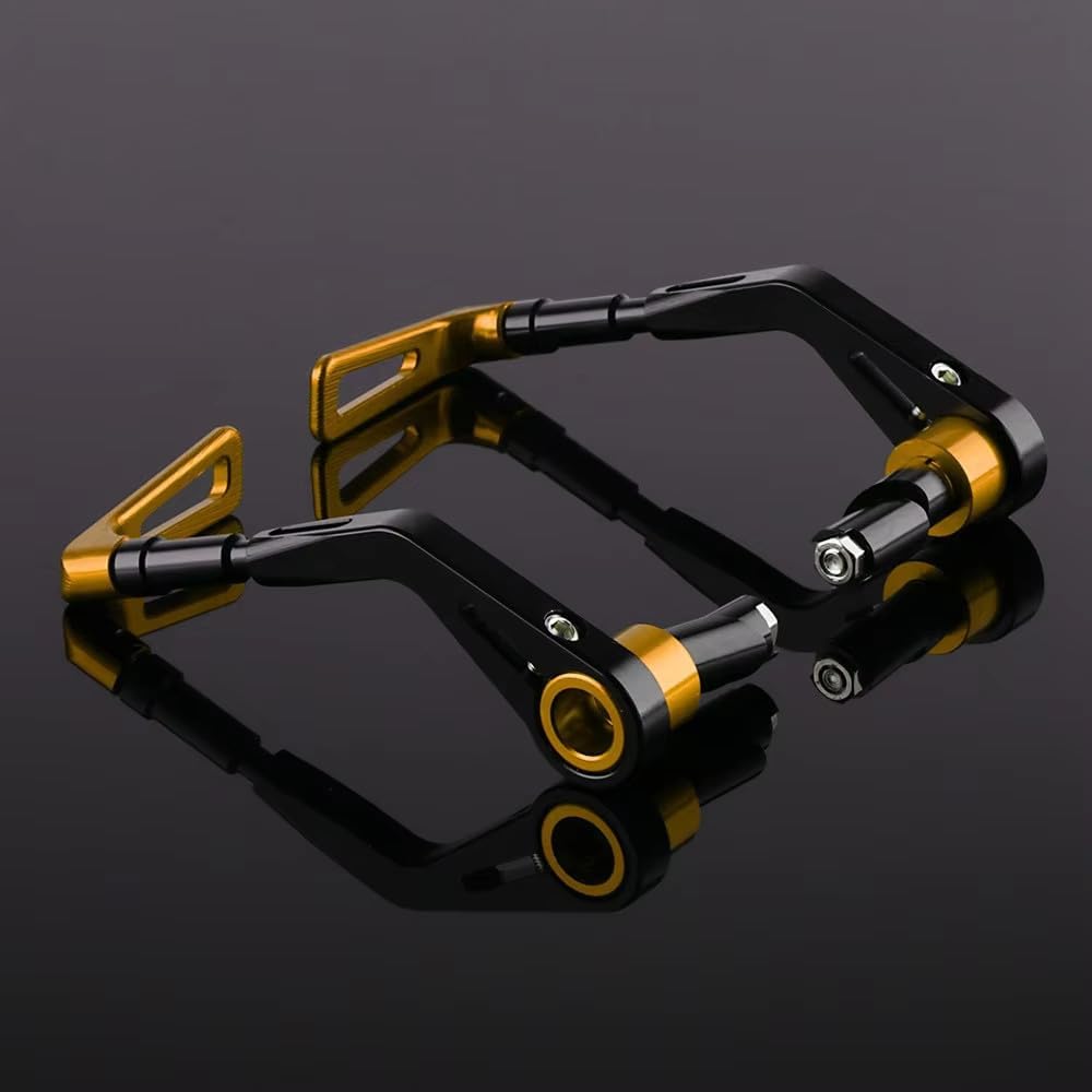 ya 11 9.14 baidiUniversal Fit for Motor BarEnd BrakeClutch Lever Guard Protector Adjustable Gold