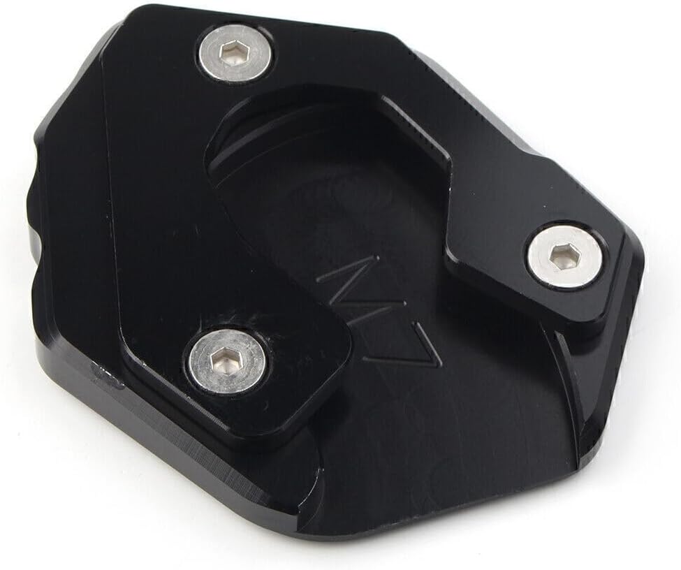 ya 5 8.24 baidi Morocycle Kickstand Side Stand Extension Plate Pad for Yamaha MT-07 FZ-07 Black