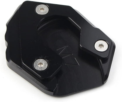 ya 5 8.24 baidi Morocycle Kickstand Side Stand Extension Plate Pad for Yamaha MT-07 FZ-07 Black