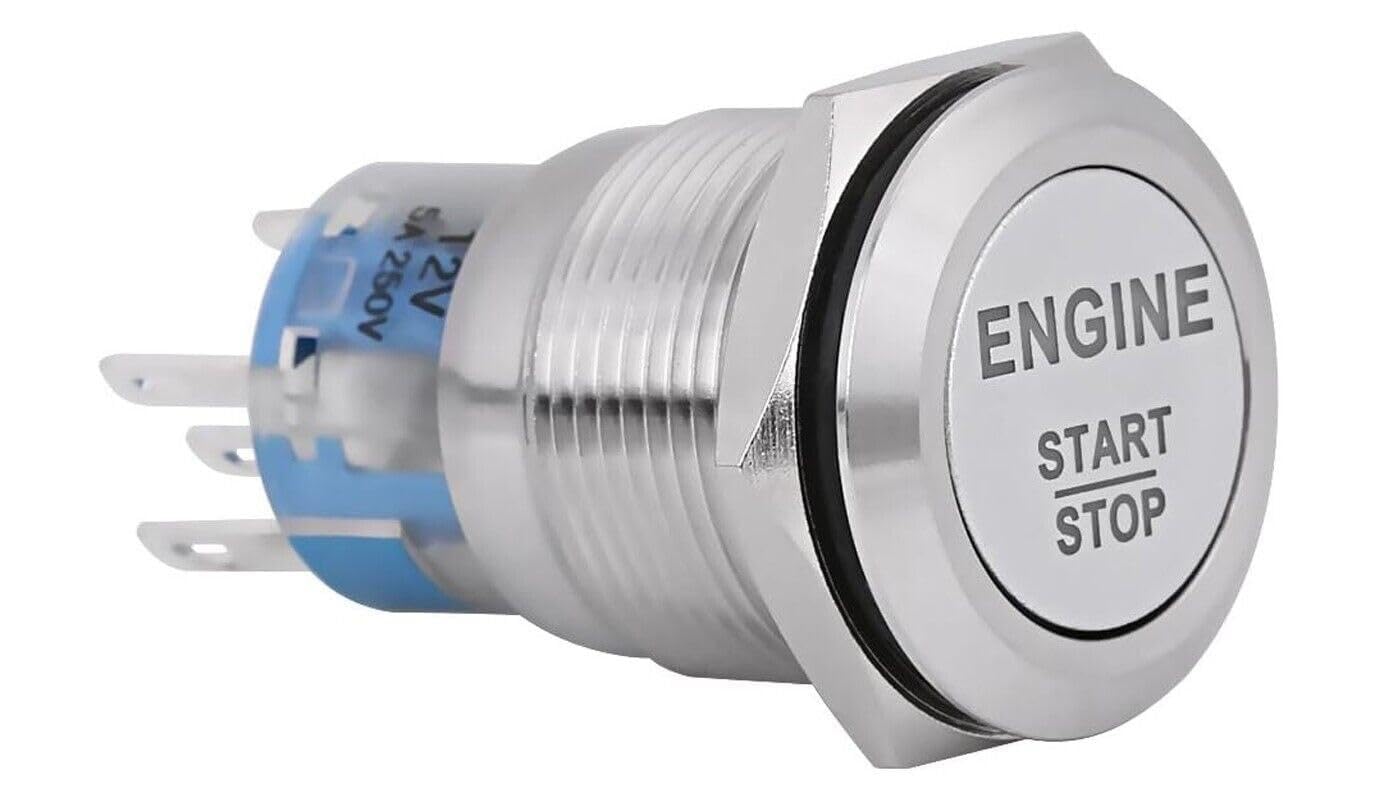 ya 8 8.24 baidi 12V DC LED Car Engine Start Stop Push Button Switch Ignition Starter Switch Univ