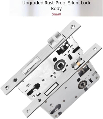 ya 26 10.21 baidi Silver Light Spring Door Lock Body for Bedroom Door Security and Safety