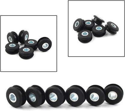 ya 2 8.15 6¡Á Black Gas Tank Mounts Rubber Grommets Fit for Harley Softail