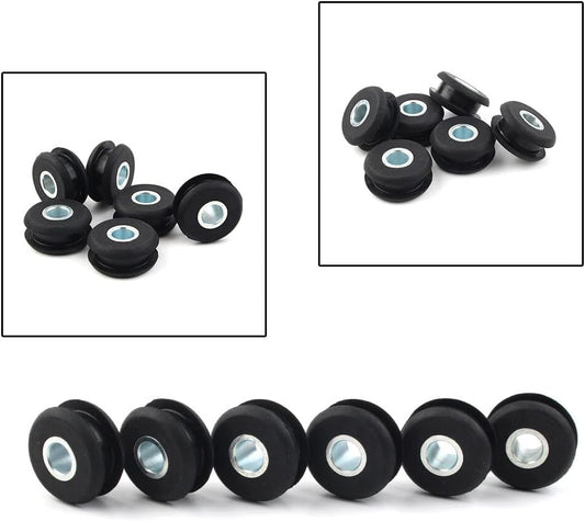 ya 2 8.15 6¡Á Black Gas Tank Mounts Rubber Grommets Fit for Harley Softail