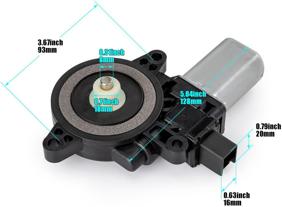 ya 12 10.8 baidi Pins Front or Rear Right Window Motor for Mazda 2 3 6 CX-5 ATENZA ULTRA