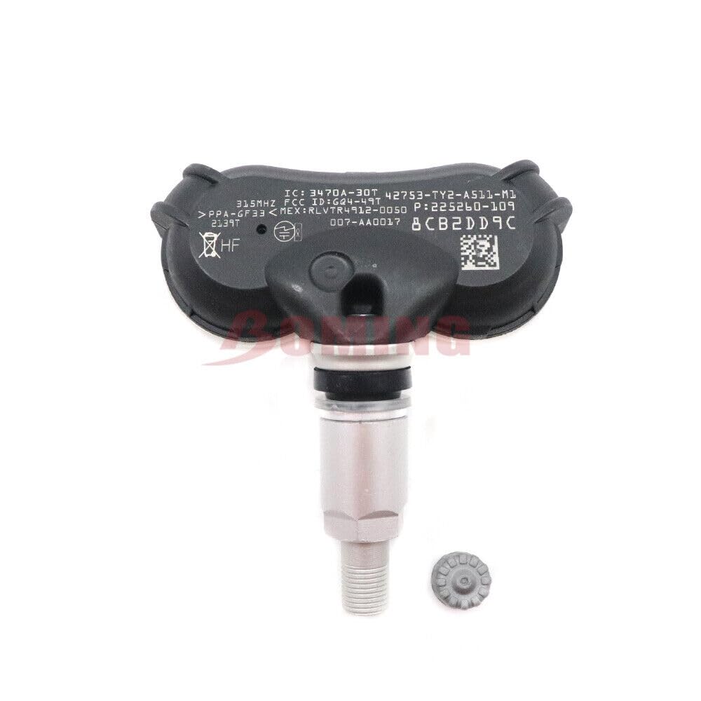 ya 3 8.24 baidi Set of 4X for Acura TL ZDX RLX 315Mhz 42753-TY2-A51 Tire Pressure Monitoring Sensor 