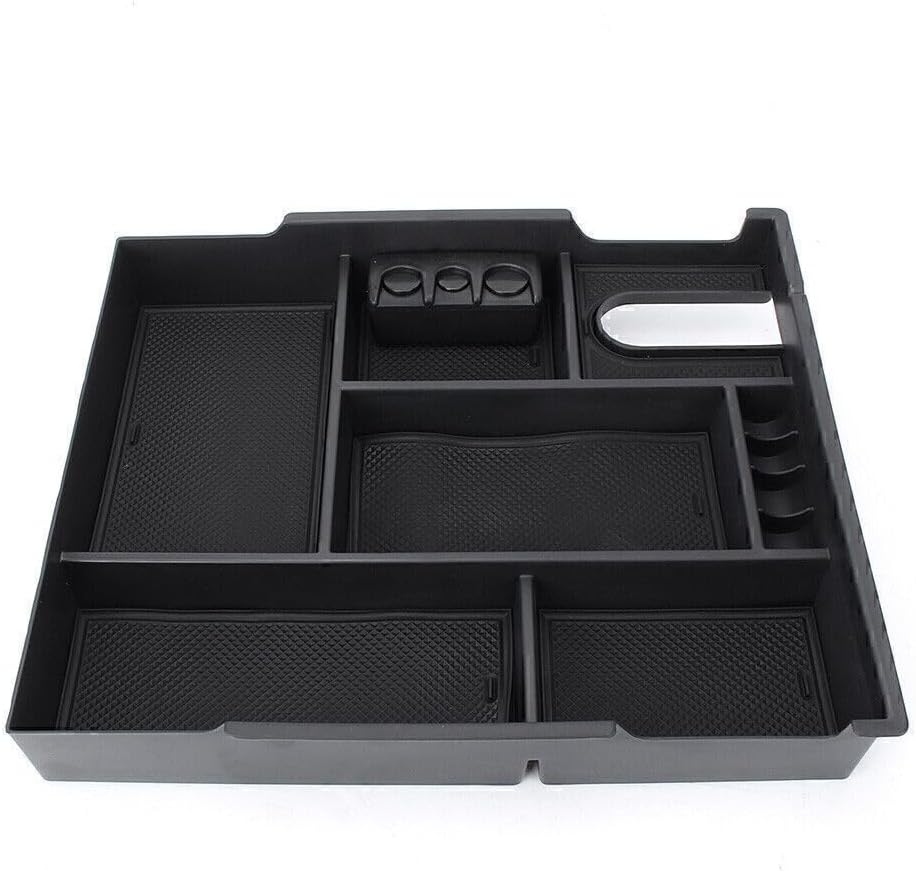 ya 4 8.8.2 Car Center Console Storage Box or Coin Holder Container Fit for Toyota Tundra 14-18