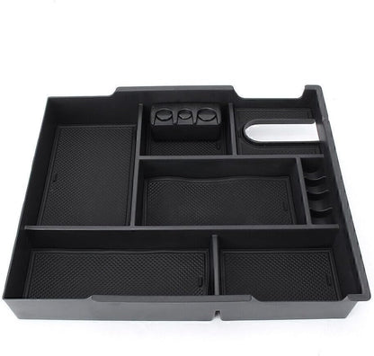 ya 4 8.8.2 Car Center Console Storage Box or Coin Holder Container Fit for Toyota Tundra 14-18