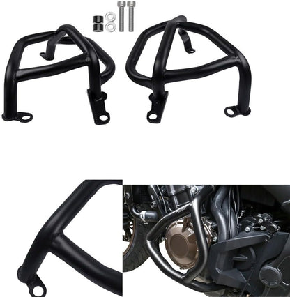 ya 13 9.15 baidi 2X Black Steel Engine Guard Bumper Crash Bars for Honda CB650R CB650 R 2019-2021