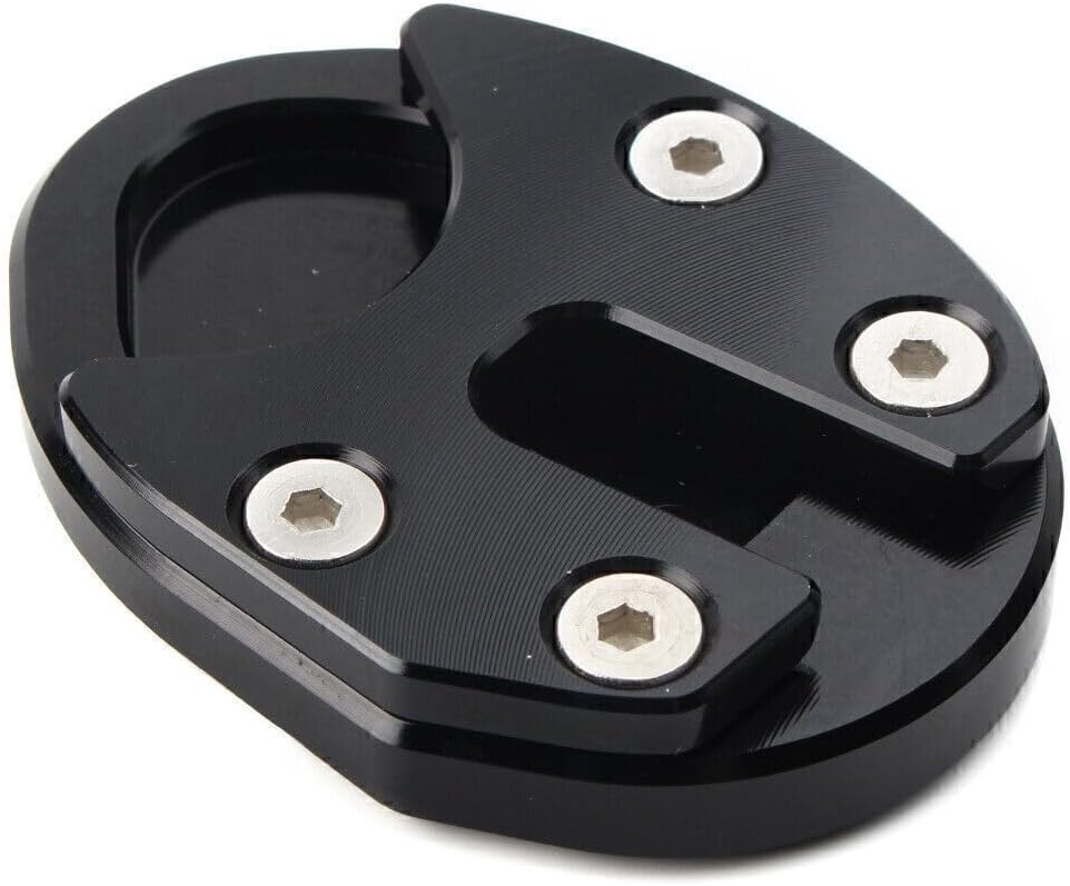 ya 2 8.15 Motor kickstand Foot Support Side Stand Pad Fit SYM MAXSYM TL500 19-2021 Black