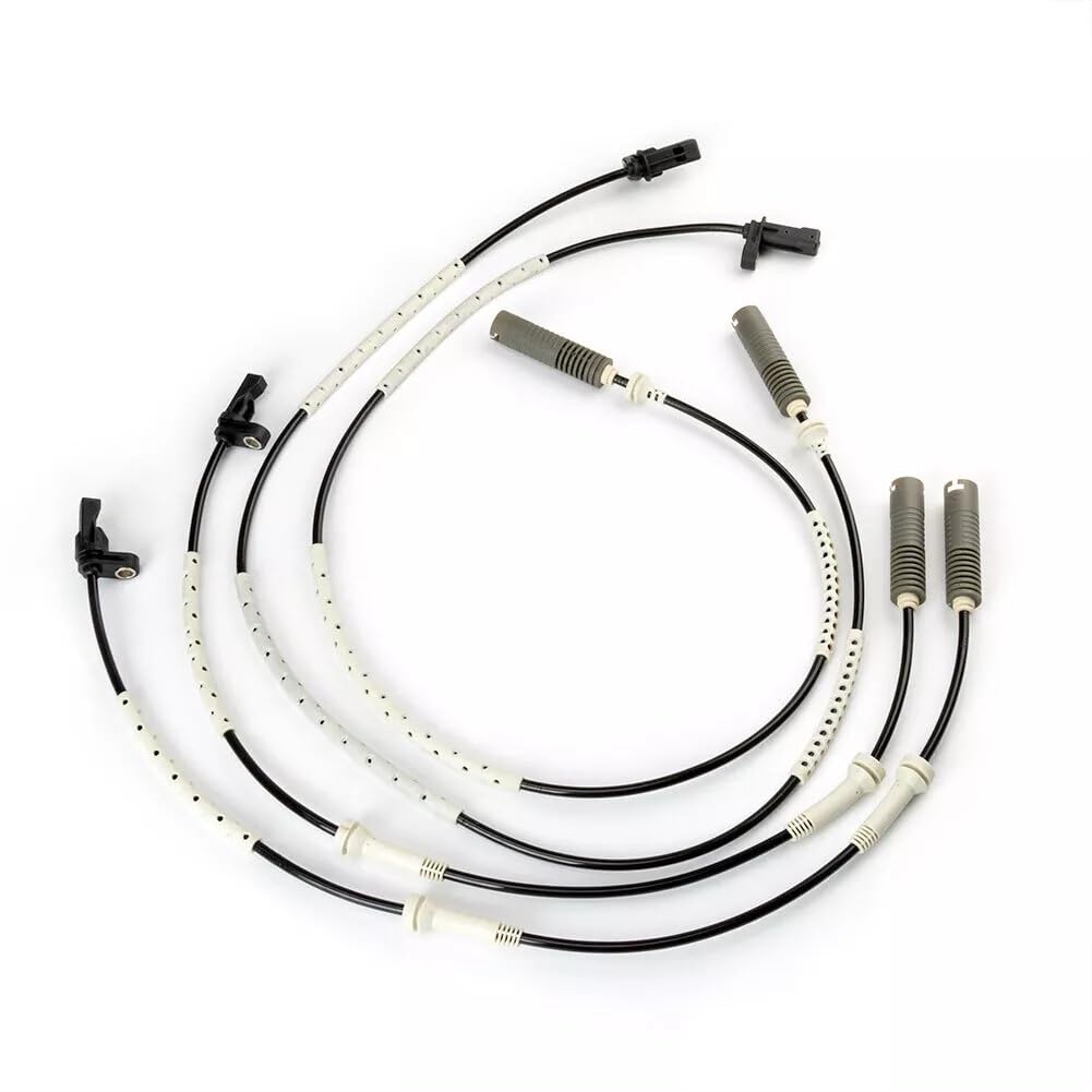 ya 9 10.24 4-Pack Front and Rear ABS Wheel Speed sensors Left and Right for BMW E82 128i E90 328i-