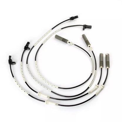 ya 9 10.24 4-Pack Front and Rear ABS Wheel Speed sensors Left and Right for BMW E82 128i E90 328i-