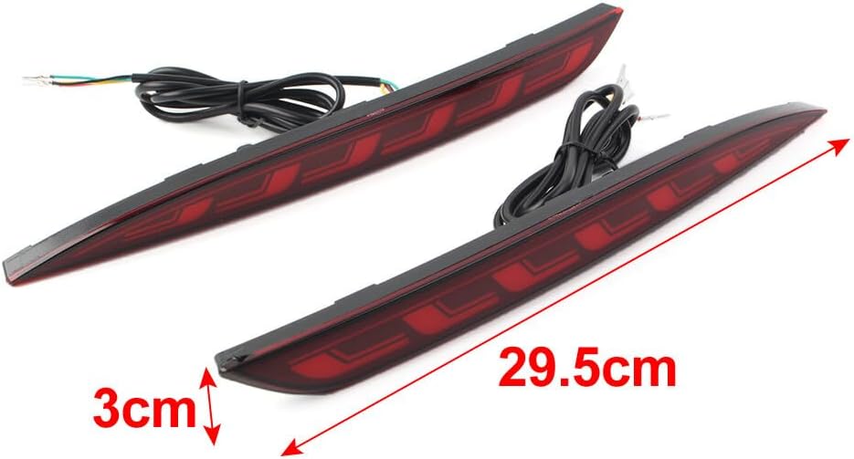 ya 10 9.16 zhengce Rear Bumper Reflector Brake Light Dynamic Turn Signal for Tesla for Model 3