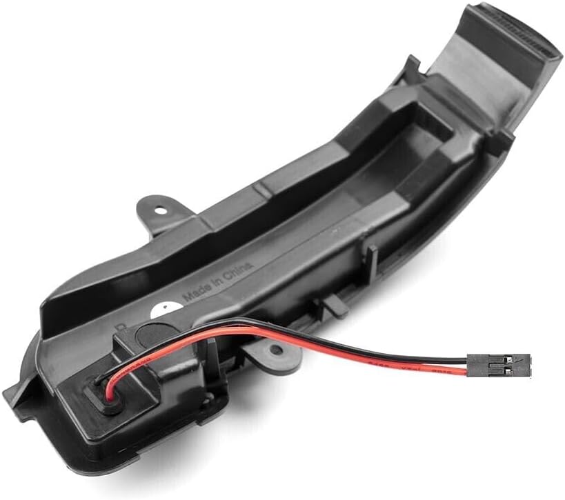 ya 7 8.24 baidi 2-Pack for 01-2007 for Benz C-Class Sequential LED Side Mirror Light Smoke Lens 