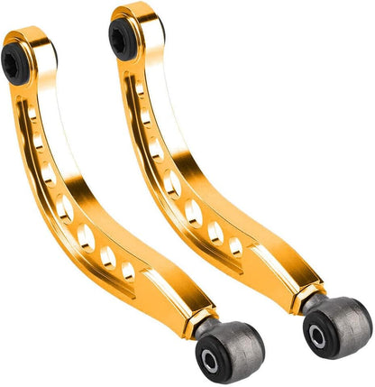 ya 9 10.24 2 Pack Rear Adjustable Upper Cam Kit for 2006-2015 for Honda for Civic Lx Ex Dx Si Gold -