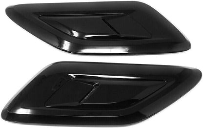ya 4 8.14 Front Hood Upper Vents Cover Fit for Land Rover for Range Rover Sport 2018-2021 Black