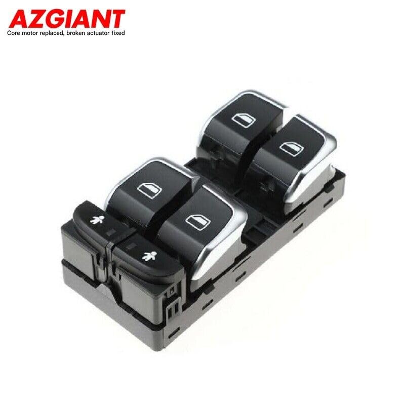 ya 8 8.24 baidi Suitable for 2013-2014 for Audi A6 Allroad Left Front Drive Side Window Switch with Chrome Plating