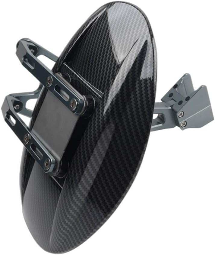 ya 4 8.10 Carbon Fiber Rear Splash Mudguard w/Bracket for Kawasaki Z1000/SX 2014-2020