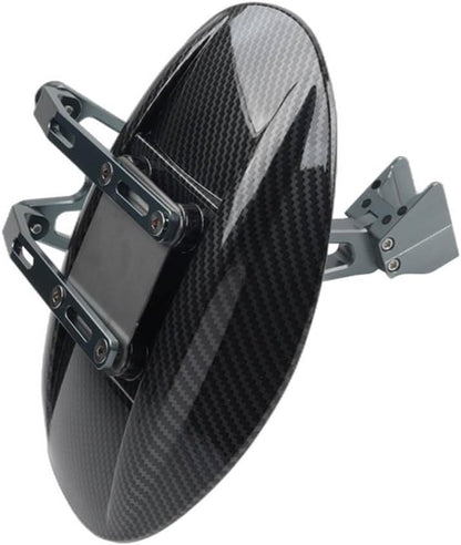 ya 14 9.20 zhengce Carbon Fiber Rear Splash Mudguard w/Bracket for Kawasaki Z1000/SX 2014-2020-1
