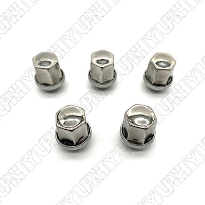 ya 5 8.10 5Pcs Wheel Nuts LR001381 for Land Rover Freelander2 LR2 for Range for Rover Evoque/Velar