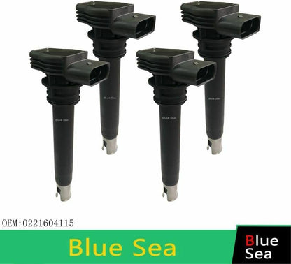 ya 4 8.24 baidi 4 pcs Ignition coils FOR A3 A4 A5 A6 B7 Q5 Q3 for VW for Audi AVANT 2.0 TFSI DIRECT