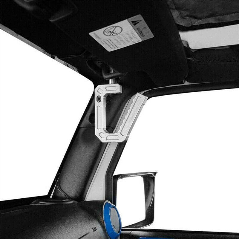 ya 4 8.24 baidi Aluminum Silver Front Grab Handle for 2007-2018 for Jeep Wrangler JK Grab Bar 