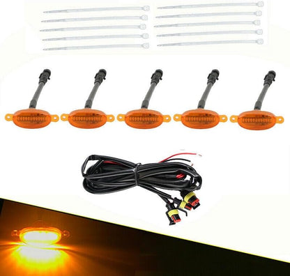 ya 14 9.20 zhengce for Toyota Tundra 2008-2021 Car Front Grille LED Light Raptor Style Grill C-1