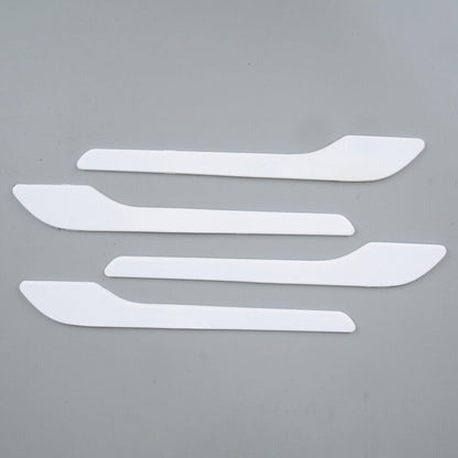 ya 4 8.8.2 4-Pack External Door Handle Trim Cover White Decorative Sticker Suitable for Tesla Model 3 Y