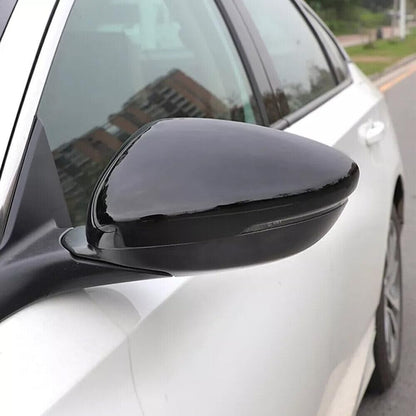 ya 11 9.14 baidiSuitable for Honda for Accord 2018-2023 rear view side mirror cap decorative glossy BlacxC-