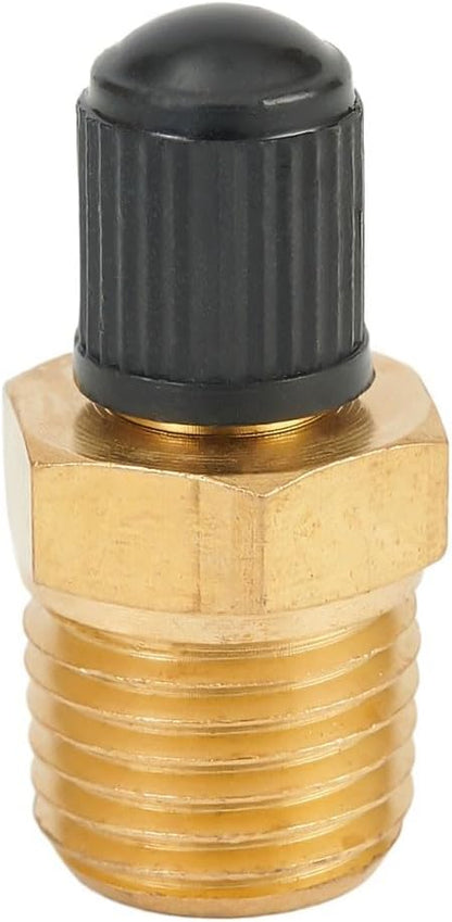 ya 14 9.20 baidi 4 X Replacement 1/4 Male NPT MPT Solid Brass Air Compressor Tank Fill Valve-1