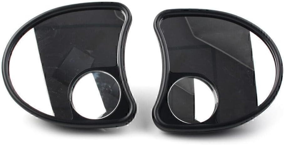 ya 2 8.15 Fairing Mount Mirrors Blind Spot Side Mirror for Harley Batwing Touring 96-2013