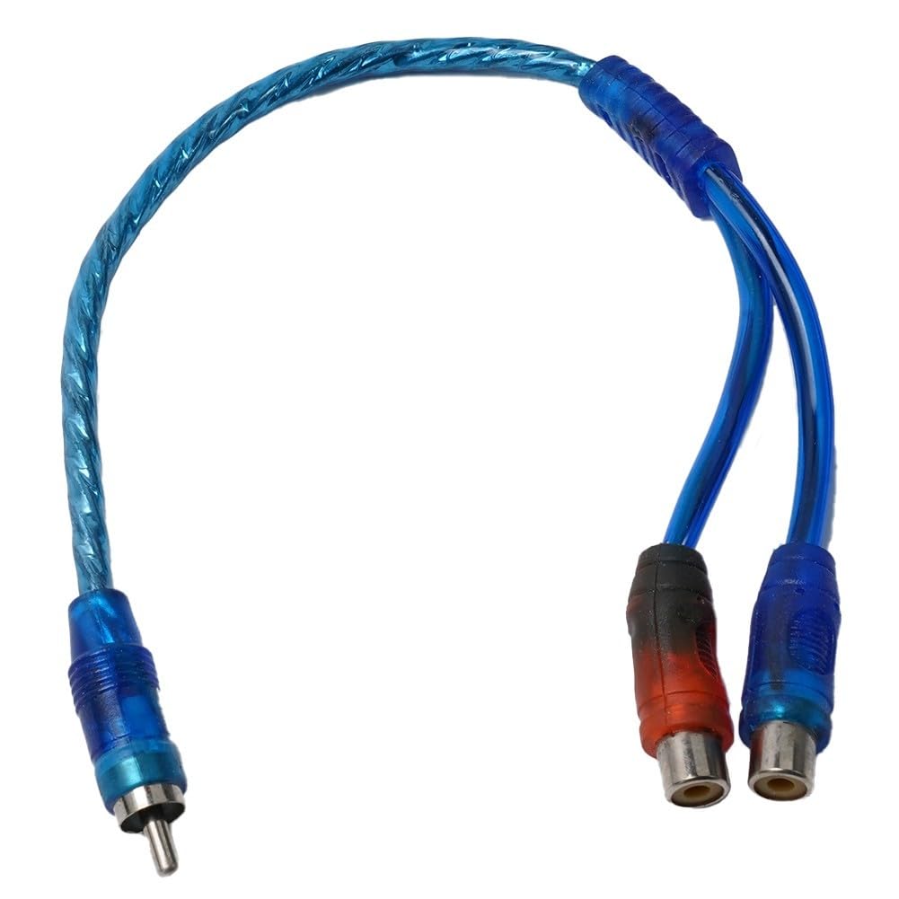 ya 23 10.7 baidi 1pc 30cm 2 Female to 1 Male Splitter Cable for Car for Audio System