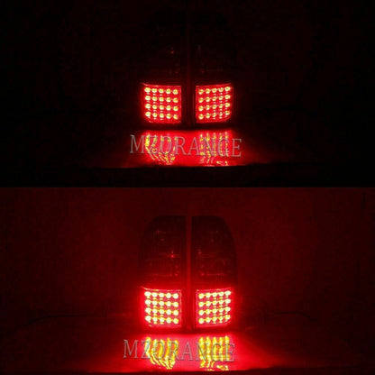ya 14 9.20 zhengce Smoked LED Brake Tail Light Rear Lamp Refit for Toyota Prado LC90 FJ80 199-1