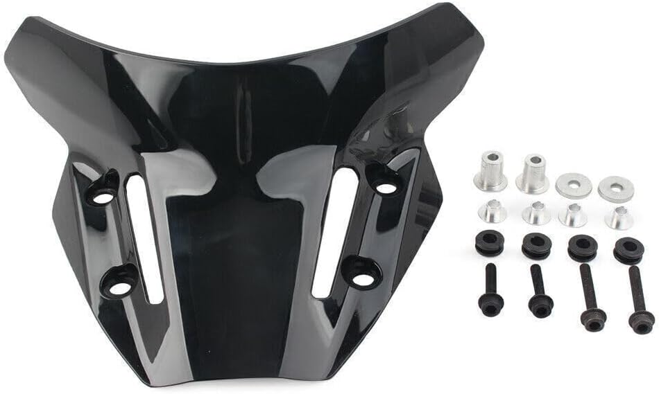 ya 2 8.15 Fit for Yamaha MT09 / SP FZ09 2021 2022 Black Motorcycle Wind Deflectors Windshield