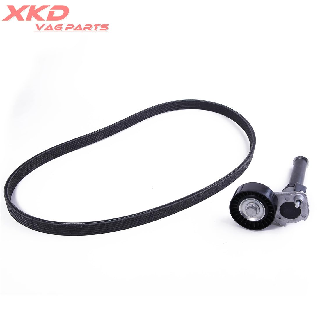 ya 10 9.16 baidi AC V-Ribbed Belt + Tensioner Kit for Audi A3 TT for VW for Jetta for Golf GTI for Passat 2.0T
