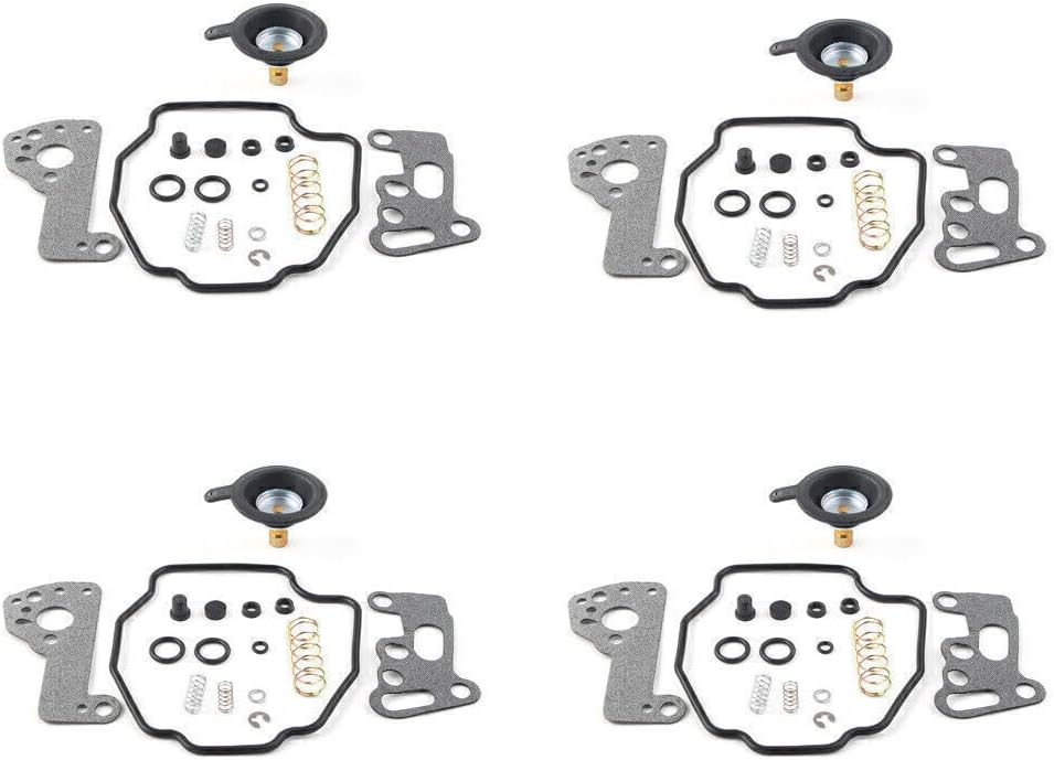 ya 2 8.15 For Yanaha V-MAX 1200 1985-2000 86 4 Sets Carb Carburetor Rebuild Kits Plunger