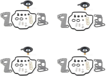 ya 2 8.15 For Yanaha V-MAX 1200 1985-2000 86 4 Sets Carb Carburetor Rebuild Kits Plunger