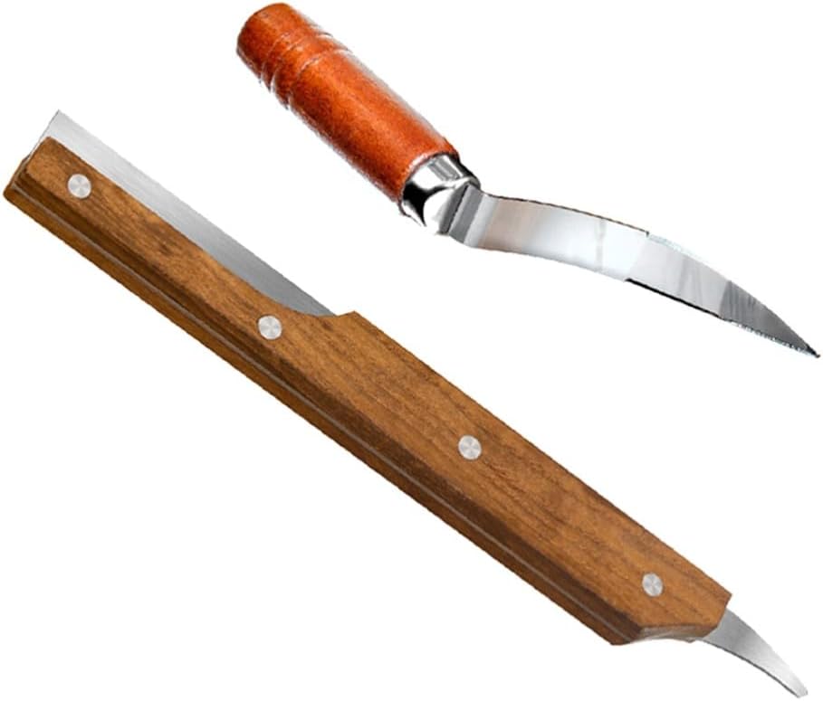 ya 14 9.20 baidi 2 Pcs Coconut Shell Opener Tool Set Meat Removal Opening Scraper Remover-1