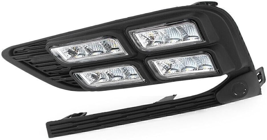 ya 2 8.15 2 LED daytime running lights fog lights suitable for the 2nd generation for Chevrolet Cruze from 2017 to 2018