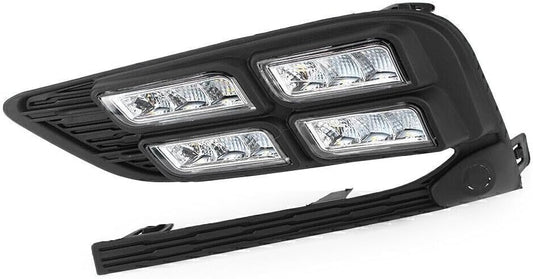 ya 2 8.15 2 LED daytime running lights fog lights suitable for the 2nd generation for Chevrolet Cruze from 2017 to 2018