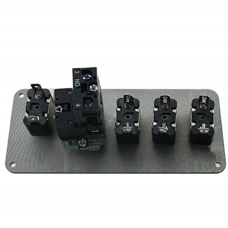 ya 3 8.24 baidi Car Carbon Fiber Panel Start Button Power Switch Ignition Engine 5 in 1 Button 