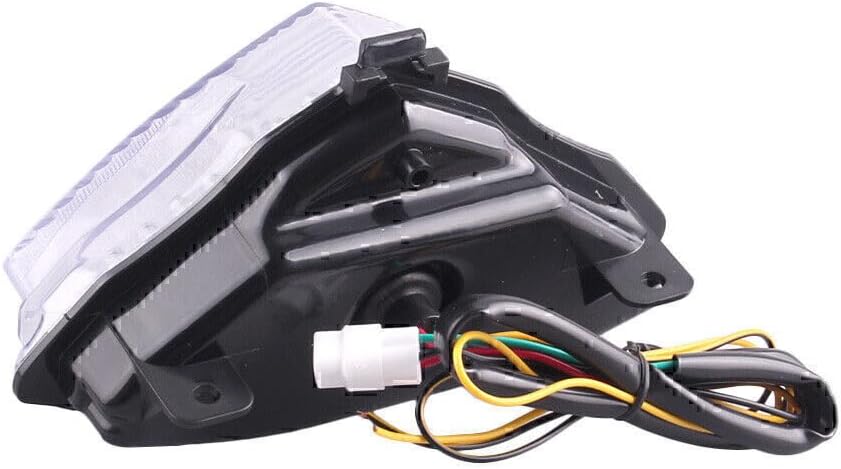 ya 10 9.16 zhengce LED Tail Lamp Rear Taillight Running Light Clear Lens Fit for Yamaha R1 200