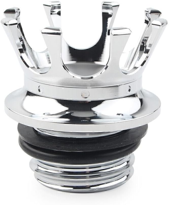 ya 4 8.10 Motorcycle Chrome Gas Tank Oil Cap Right-hand Thread For Harley Sportster